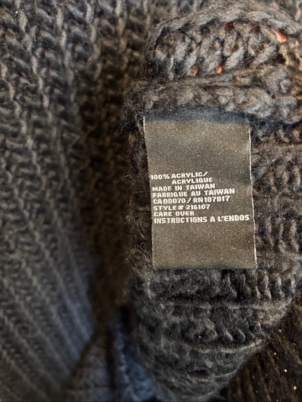 Brunette The Label Loose Knit Black Crew Neck Sweater Dress - Picture 7 of 7